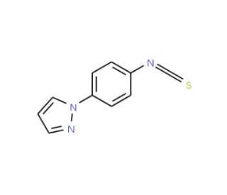 4-(1H-Pyrazol-1-yl)phenyl isothiocyanate (CAS 352018-96-3) - chemical structure image