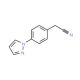 [4-(1H-pyrazol-1-yl)phenyl]acetonitrile (CAS 143426-55-5) - chemical structure image