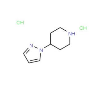 4-(1H-pyrazol-1-yl)piperidine dihydrochloride - chemical structure image