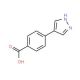 4-(1H-Pyrazol-4-yl)benzoic acid (CAS 1017794-47-6) - chemical structure image