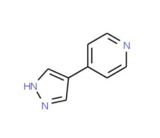 4-(1H-pyrazol-4-yl)pyridine (CAS 19959-71-8) - chemical structure image