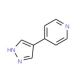 4-(1H-pyrazol-4-yl)pyridine (CAS 19959-71-8) - chemical structure image