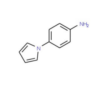 4-(1H-Pyrrol-1-yl)aniline (CAS 52768-17-9) - chemical structure image