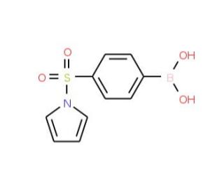 4-(1H-Pyrrol-1-ylsulphonyl)benzeneboronic acid (CAS 913835-90-2) - chemical structure image