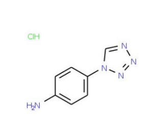4-(1H-tetrazol-1-yl)aniline hydrochloride (CAS 1049766-54-2) - chemical structure image