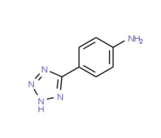 4-(1H-Tetrazol-5-yl)aniline (CAS 46047-18-1) - chemical structure image