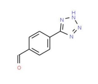 4-(1H-Tetrazol-5-yl)benzaldehyde (CAS 74815-22-8) - chemical structure image