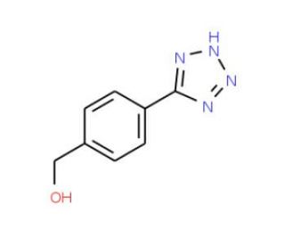4-(1H-Tetrazol-5-yl)benzyl alcohol (CAS 501126-02-9) - chemical structure image