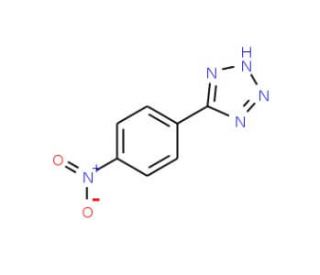4-(1H-Tetrazol-5-yl)nitrobenzene (CAS 16687-60-8) - chemical structure image
