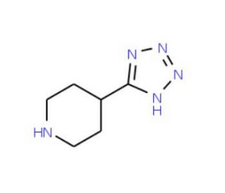 4-(1H-tetrazol-5-yl)piperidine (CAS 112626-97-8) - chemical structure image