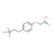 4-(1′,1′-Dimethyl-1′-hydroxypropyl)phenoxy-acetic acid (CAS 101268-32-0) - chemical structure image