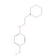 4-[2-(1-Piperidinyl)ethoxy] phenol (CAS 100238-42-4) - chemical structure image