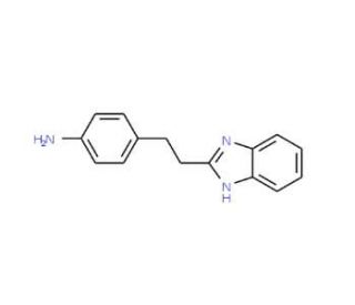 4-[2-(1H-Benzoimidazol-2-yl)-ethyl]-phenylamine - chemical structure image