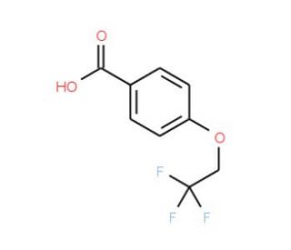 4-(2,2,2-trifluoroethoxy)benzoic acid (CAS 27914-56-3) - chemical structure image