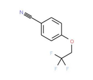 4-(2,2,2-trifluoroethoxy)benzonitrile (CAS 56935-76-3) - chemical structure image