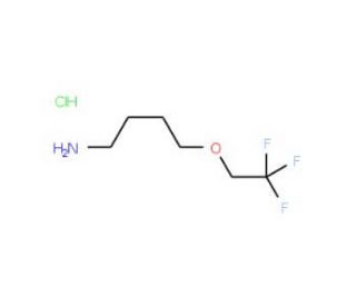 4-(2,2,2-trifluoroethoxy)butan-1-amine hydrochloride - chemical structure image