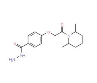 4-[2-(2,6-Dimethyl-piperidin-1-yl)-2-oxo-ethoxy]-benzoic acid hydrazide - chemical structure image