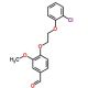 4-[2-(2-Chloro-phenoxy)-ethoxy]-3-methoxy-benzaldehyde - chemical structure image