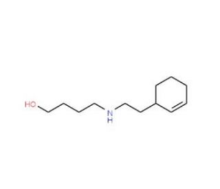 4-{[2-(2-Cyclohexen-1-yl)ethyl]amino}-1-butanol - chemical structure image