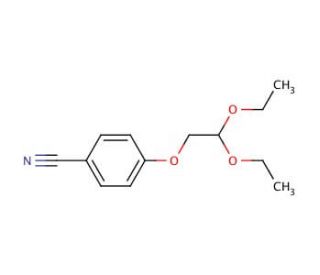 4-(2,2-Diethoxy-ethoxy)-benzonitrile (CAS 787575-81-9) - chemical structure image
