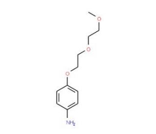 4-[2-(2-Methoxyethoxy)ethoxy]phenylamine - chemical structure image