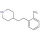 4-[2-(2-methylphenyl)ethyl]piperidine - chemical structure image