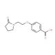 4-[2-(2-Oxo-pyrrolidin-1-yl)-ethoxy]-benzoic acid - chemical structure image