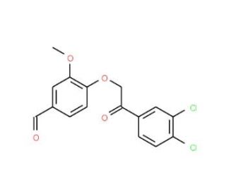 4-[2-(3,4-Dichloro-phenyl)-2-oxo-ethoxy]-3-methoxy-benzaldehyde - chemical structure image
