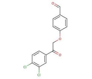 4-[2-(3,4-Dichloro-phenyl)-2-oxo-ethoxy]-benzaldehyde - chemical structure image