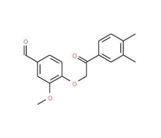 4-[2-(3,4-Dimethyl-phenyl)-2-oxo-ethoxy]-3-methoxy-benzaldehyde - chemical structure image
