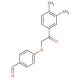 4-[2-(3,4-dimethylphenyl)-2-oxoethoxy]benzaldehyde - chemical structure image