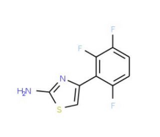 4-(2,3,6-Trifluoro-phenyl)-thiazol-2-ylamine - chemical structure image