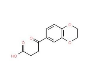4-(2,3-Dihydro-benzo[1,4]dioxin-6-yl)-4-oxo-butyric acid (CAS 54557-81-2) - chemical structure image