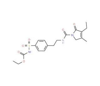 [4-[2-[[(3-Ethyl-2,5-dihydro-4-methyl-2-oxo-1H-pyrrol-1-yl)carbonyl]amino]ethyl]phenyl]sulfonyl]carbamic Acid Ethyl Ester (CA