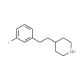 4-[2-(3-Fluorophenyl)ethyl]piperidine - chemical structure image