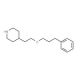 4-[2-(3-Phenylpropoxy)ethyl]piperidine - chemical structure image