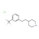 4-{2-[3-(trifluoromethyl)phenyl]ethyl}piperidine hydrochloride - chemical structure image