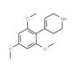 4-(2,4,6-trimethoxyphenyl)-1,2,3,6-tetrahydropyridine - chemical structure image