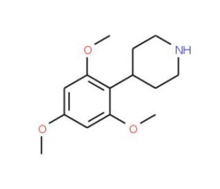 4-(2,4,6-trimethoxyphenyl)piperidine - chemical structure image