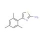 4-(2,4,6-Trimethyl-phenyl)-thiazol-2-ylamine (CAS 81529-60-4) - chemical structure image
