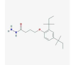 4-[2,4-Bis-(1,1-dimethyl-propyl)-phenoxy]-butyric acid hydrazide - chemical structure image