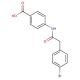 4-[2-(4-bromophenyl)acetamido]benzoic acid - chemical structure image