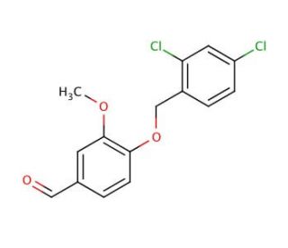 4-(2,4-Dichloro-benzyloxy)-3-methoxy-benzaldehyde - chemical structure image