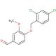 4-(2,4-Dichloro-benzyloxy)-3-methoxy-benzaldehyde - chemical structure image