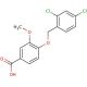 4-(2,4-Dichloro-benzyloxy)-3-methoxy-benzoic acid - chemical structure image