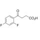 4-(2,4-Difluorophenyl)-4-oxobutanoic Acid (CAS 110931-77-6) - chemical structure image