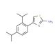 4-(2,4-diisopropylphenyl)-1,3-thiazol-2-amine - chemical structure image
