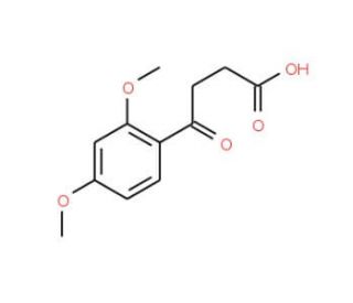 4-(2,4-Dimethoxy-phenyl)-4-oxo-butyric acid (CAS 14617-06-2) - chemical structure image