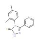 4-(2,4-Dimethyl-phenyl)-5-pyridin-3-yl-4H-[1,2,4]triazole-3-thiol - chemical structure image