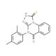 4-(2,4-dimethylphenyl)-1-mercapto[1,2,4]triazolo[4,3-a]quinazolin-5(4H)-one (CAS 85772-36-7) - chemical structure image